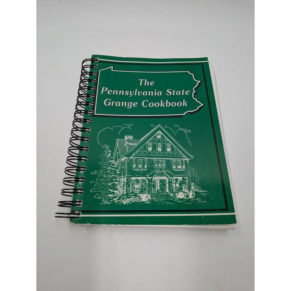 Pennsylvania State Grange Cookbook 1992 First Printing Spiral Bound Vintage PA